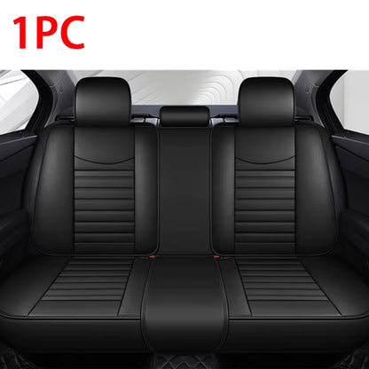 Fundas de Asiento indivual de Cuero PU Premium - Protector Universal de Lujo para Asientos Delanteros y Traseros - Estilo y Confort Superior