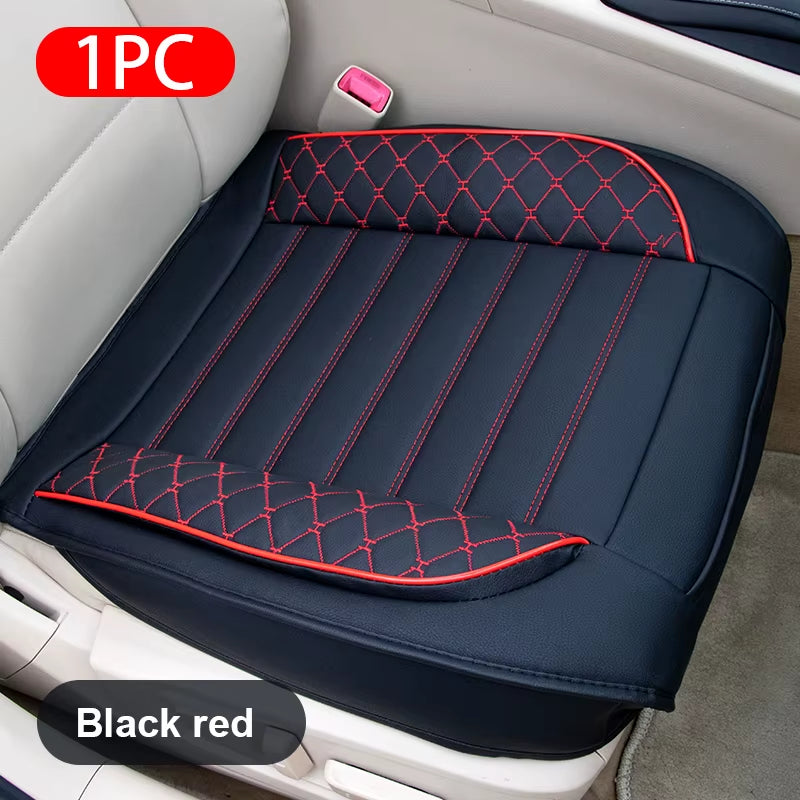 Fundas de Asiento indivual de Cuero PU Premium - Protector Universal de Lujo para Asientos Delanteros y Traseros - Estilo y Confort Superior
