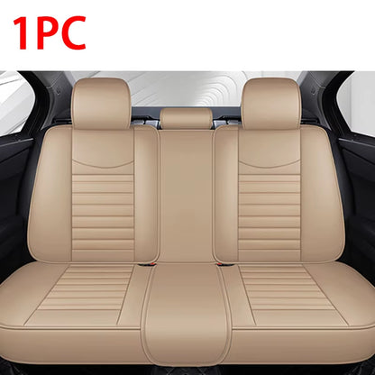 Fundas de Asiento indivual de Cuero PU Premium - Protector Universal de Lujo para Asientos Delanteros y Traseros - Estilo y Confort Superior