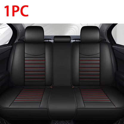 Fundas de Asiento indivual de Cuero PU Premium - Protector Universal de Lujo para Asientos Delanteros y Traseros - Estilo y Confort Superior