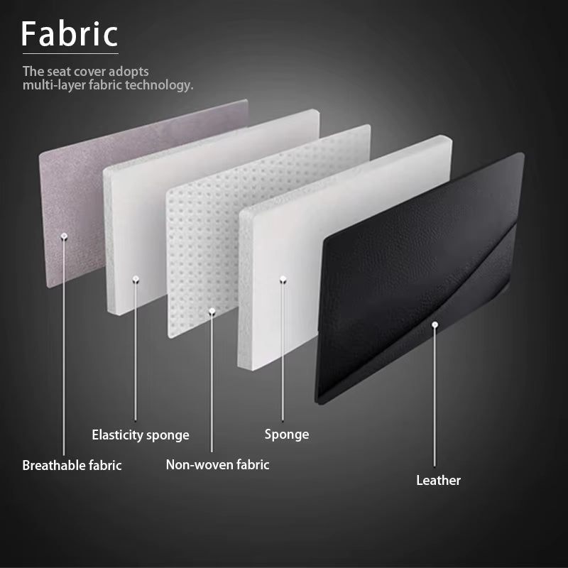 Fundas de Asiento indivual de Cuero PU Premium - Protector Universal de Lujo para Asientos Delanteros y Traseros - Estilo y Confort Superior